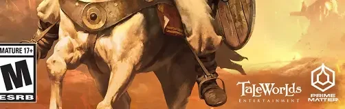 Mount & Blade II: Bannerlord, the ESRB box on its front