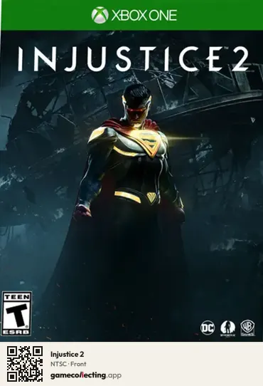 Injustice 2 Xbox One, NTSC box front