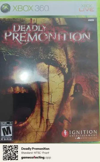 Deadly Premonition Xbox 360, NTSC box front