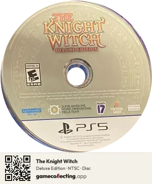 The Knight Witch PlayStation 5, NTSC disc