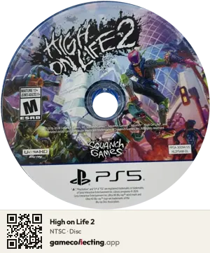 High on Life 2 PlayStation 5, NTSC disc