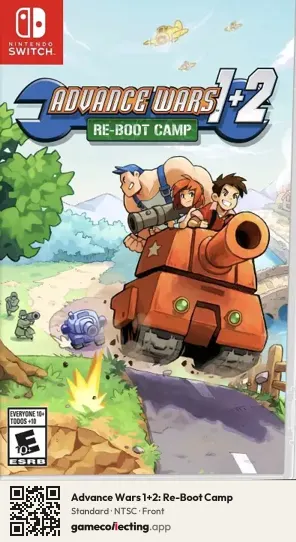 Advance Wars 1+2: Re-Boot Camp Nintendo Switch, NTSC box front