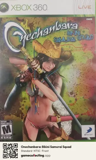 Onechanbara: Bikini Samurai Squad Xbox 360, NTSC box front