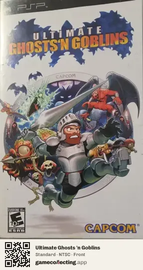 Ultimate Ghosts 'n Goblins PlayStation Portable, NTSC box front