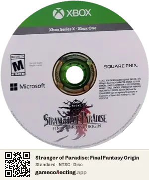 Stranger of Paradise: Final Fantasy Origin Xbox Series X, NTSC disc