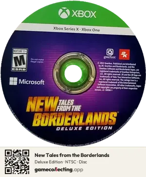 New Tales from the Borderlands Xbox Series X, NTSC disc