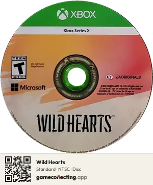 Wild Hearts Xbox Series X, NTSC disc