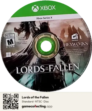 Lords of the Fallen Xbox Series X, NTSC disc