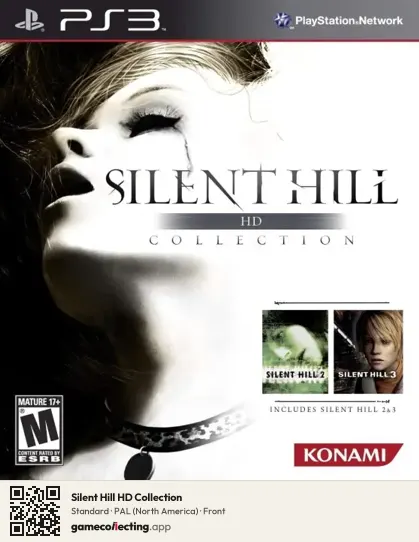 Silent Hill HD Collection PlayStation 3, North America box front