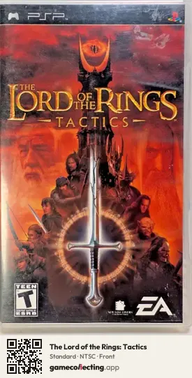 The Lord of the Rings: Tactics PlayStation Portable, NTSC box front