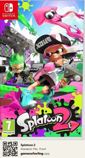 Splatoon 2 Nintendo Switch, PAL box front