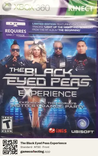 The Black Eyed Peas Experience Xbox 360, NTSC box front