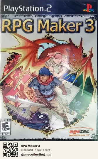 RPG Maker 3 PlayStation 2, NTSC box front