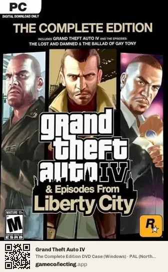 Grand Theft Auto IV Computer, North America box front