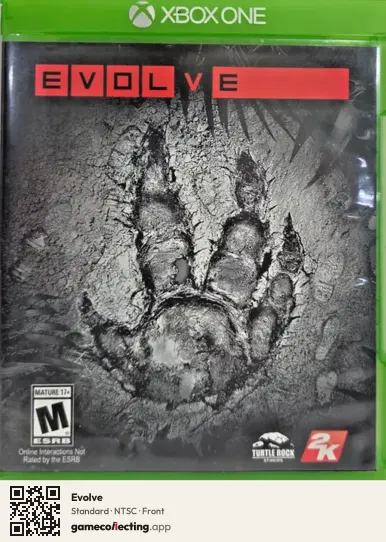 Evolve Xbox One, NTSC box front