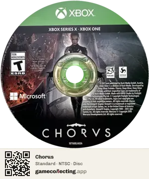 Chorus Xbox Series X, NTSC disc