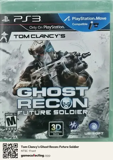 Tom Clancy's Ghost Recon: Future Soldier PlayStation 3, NTSC box front