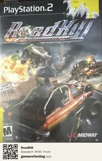RoadKill PlayStation 2, NTSC box front