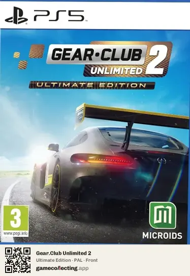 Gear.Club Unlimited 2 PlayStation 5, PAL box front
