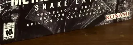 Metal Gear Solid Delta: Snake Eater, the ESRB box on its front