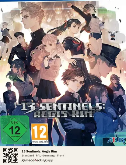 13 Sentinels: Aegis Rim PlayStation 4, Germany box front