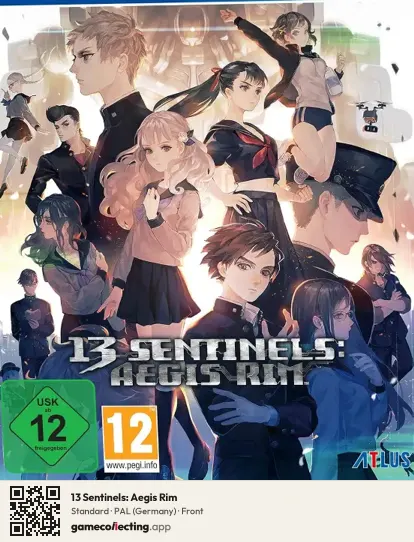 13 Sentinels: Aegis Rim PlayStation 4, Germany box front