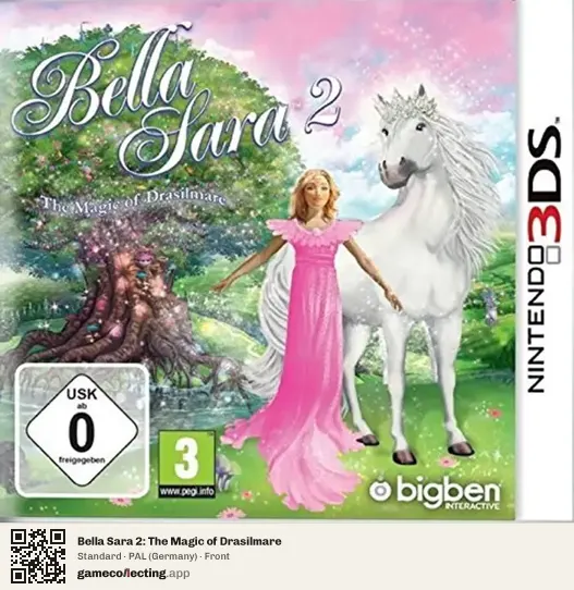 Bella Sara 2: The Magic of Drasilmare Nintendo 3DS, Germany box front