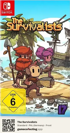 The Survivalists Nintendo Switch, Germany box front