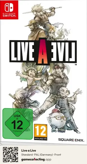 Live a Live Nintendo Switch, Germany box front