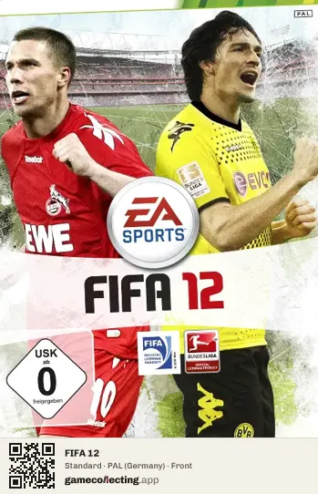 FIFA 12 Xbox 360, Germany box front