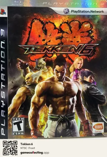 Tekken 6 PlayStation 3, NTSC box front