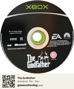 The Godfather Xbox, PAL disc