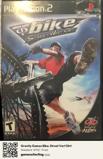 Gravity Games Bike: Street Vert Dirt PlayStation 2, NTSC box front