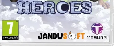 Kemono Heroes, the PEGI square on its front