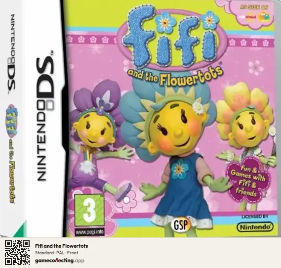 Fifi and the Flowertots Nintendo DS, PAL box front