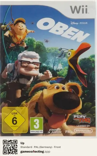Up Nintendo Wii, Germany box front