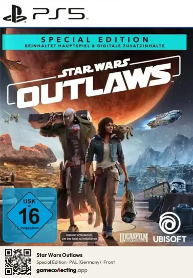 Star Wars Outlaws PlayStation 5, Germany box front