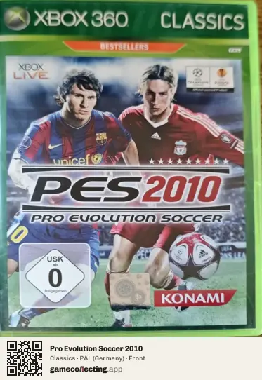 Pro Evolution Soccer 2010 Xbox 360, Germany box front
