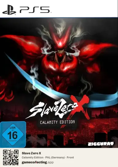 Slave Zero X PlayStation 5, Germany box front
