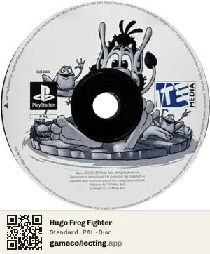 Hugo Frog Fighter PlayStation, PAL disc