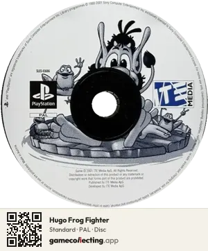 Hugo Frog Fighter PlayStation, PAL disc