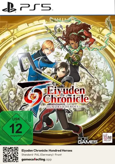 Eiyuden Chronicle: Hundred Heroes PlayStation 5, Germany box front