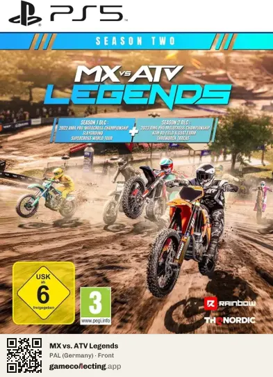 MX vs. ATV Legends PlayStation 5, Germany box front