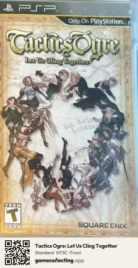 Tactics Ogre: Let Us Cling Together PlayStation Portable, NTSC box front