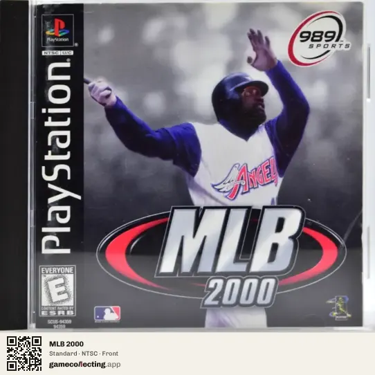 MLB 2000 PlayStation, NTSC box front