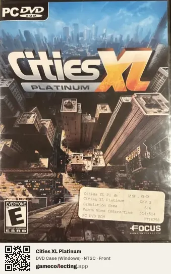 Cities XL Platinum Computer, NTSC box front