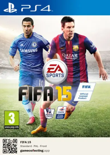 FIFA 15 PlayStation 4, PAL box front