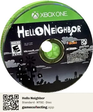Hello Neighbor Xbox One, NTSC disc