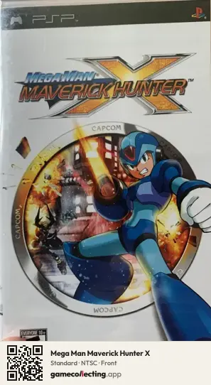 Mega Man Maverick Hunter X PlayStation Portable, NTSC box front