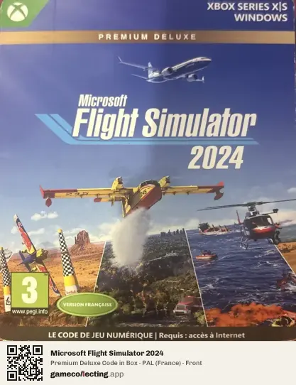 Microsoft Flight Simulator 2024 Xbox Series X, France box front